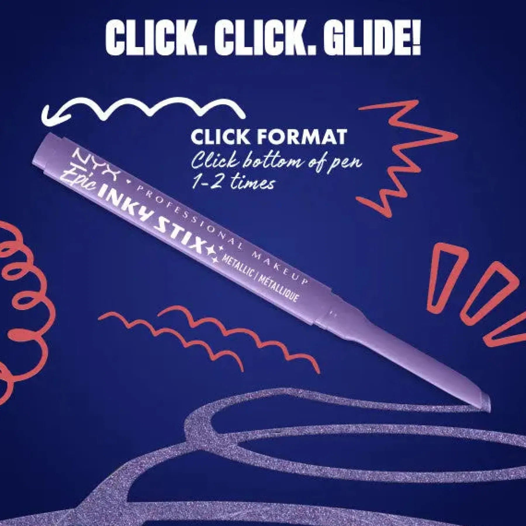 New Epic Inky Stix Eyeliner Violet Volt Vegan Eyeliner|Eyeliner