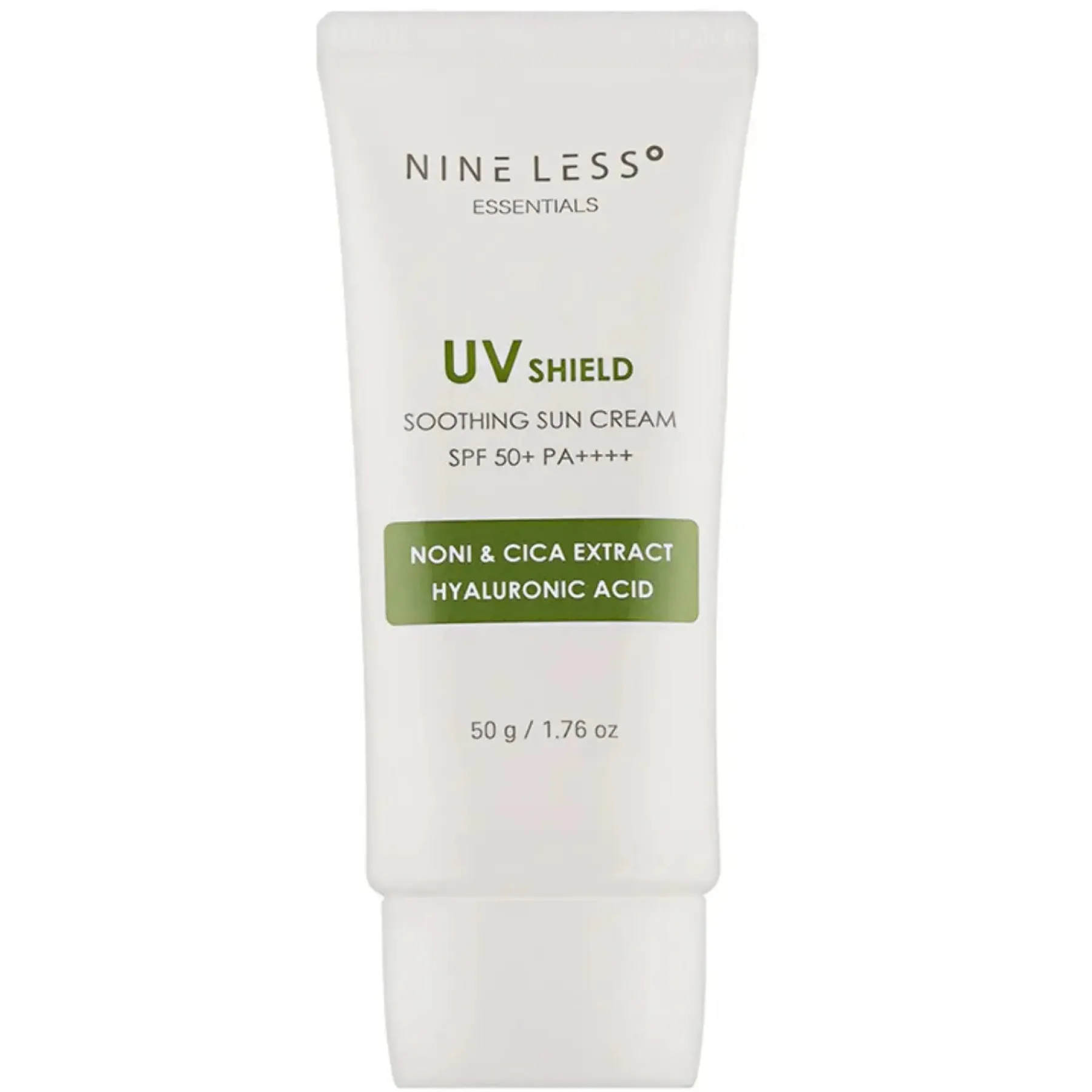 Essentials UV Shield Soothing Sun Cream SPF 50+ PA++++ Hauptzutat|Vegan Tanning