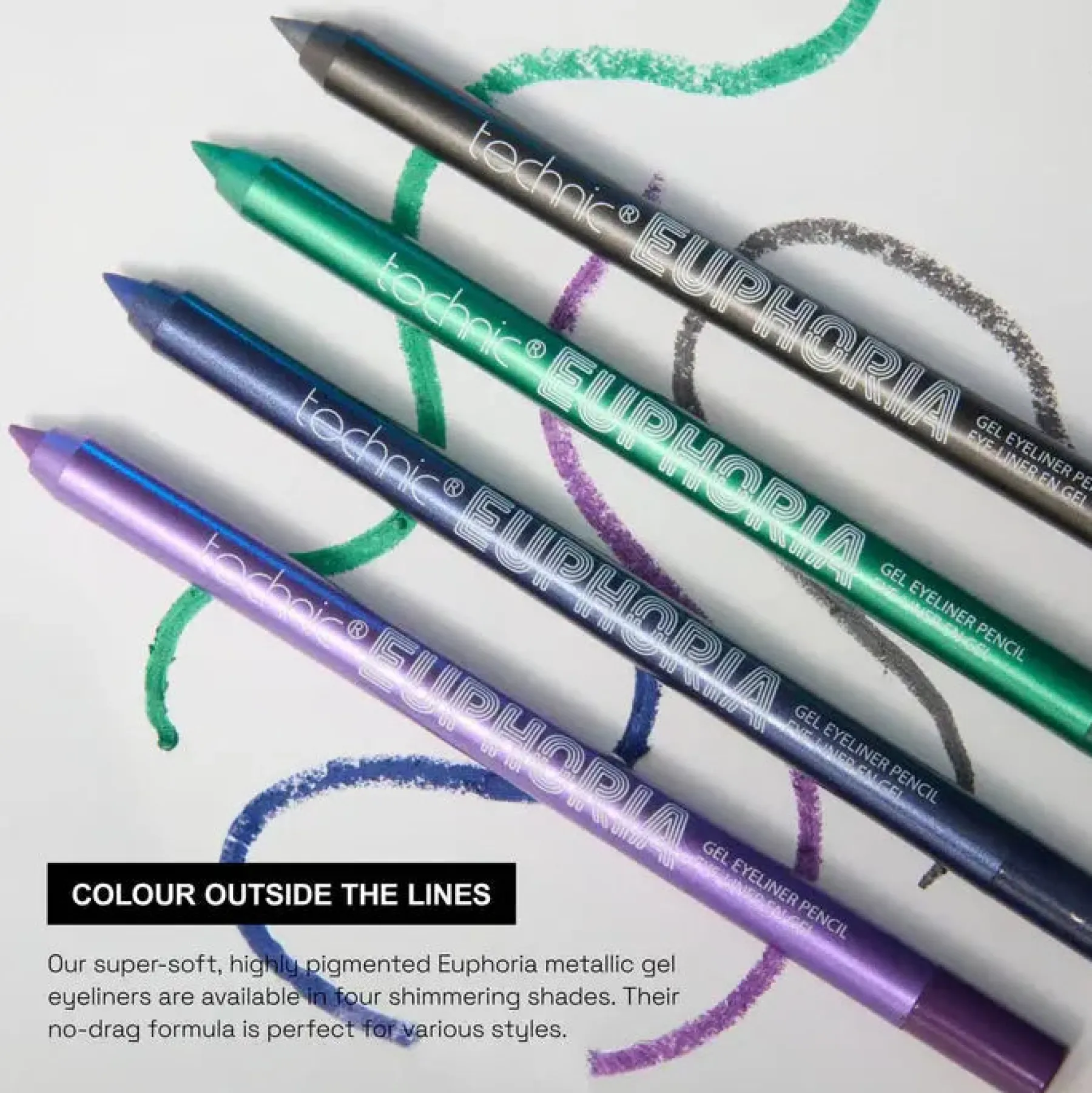 Outlet Euphoria Gel Eyeliner Pencil Green Vegan Eyeliner|Eyeliner
