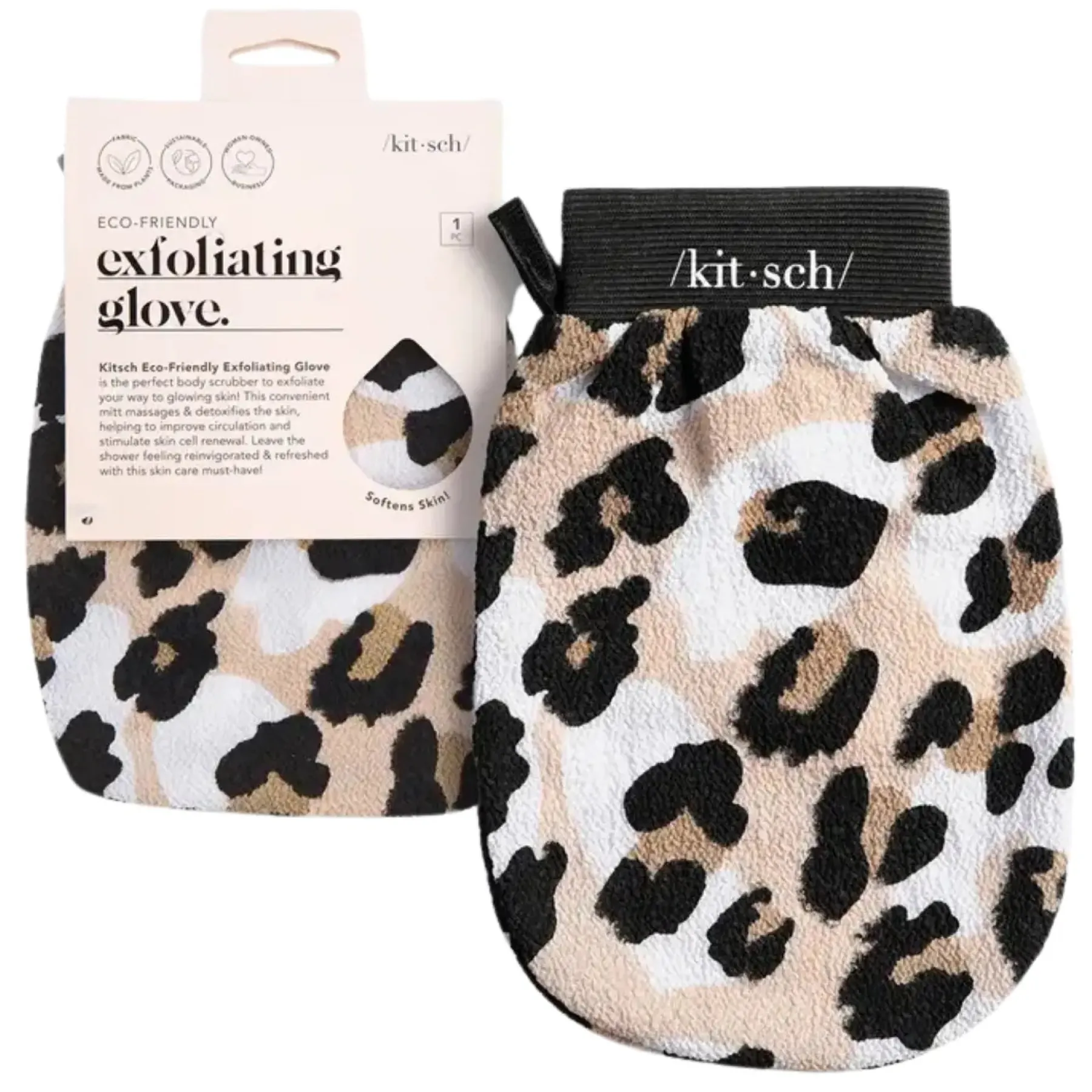 Best Exfoliating Glove Leopard Bräunungs- Und Peeling-Mitts|Accessoires