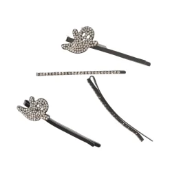 Hot Extra Long Metal Rhinestone Bobby Pins Ghost Haarspangen & -Clips