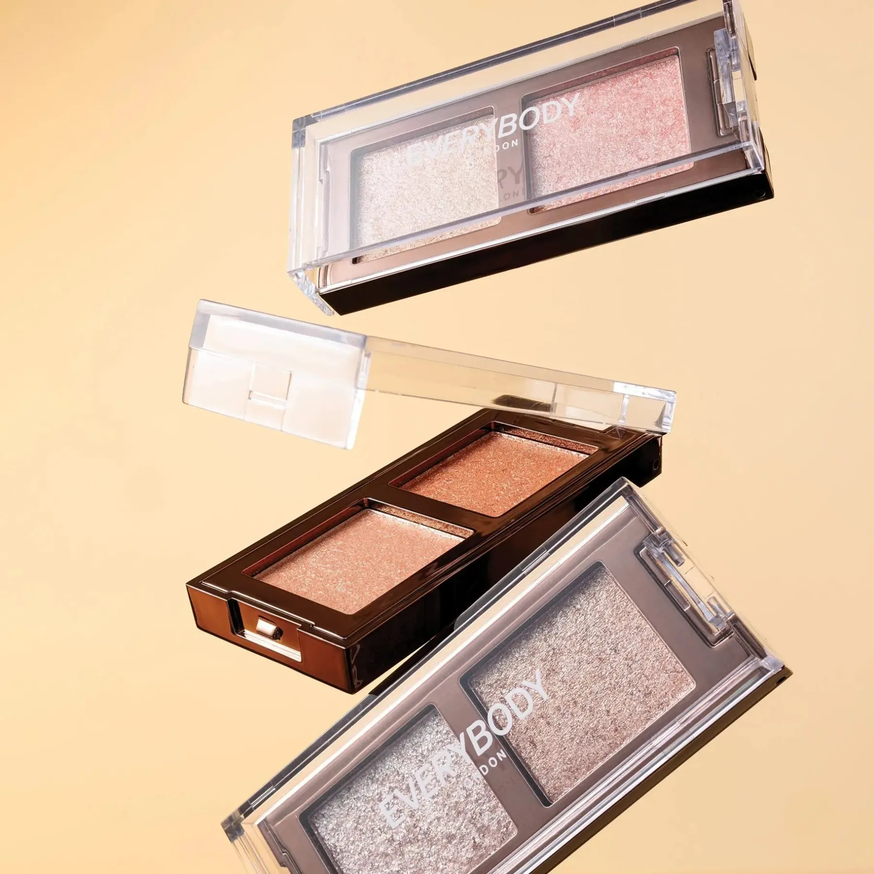 Hot Eyeshadow Duo Soft Peach Lidschatten|Vegane Lidschatten
