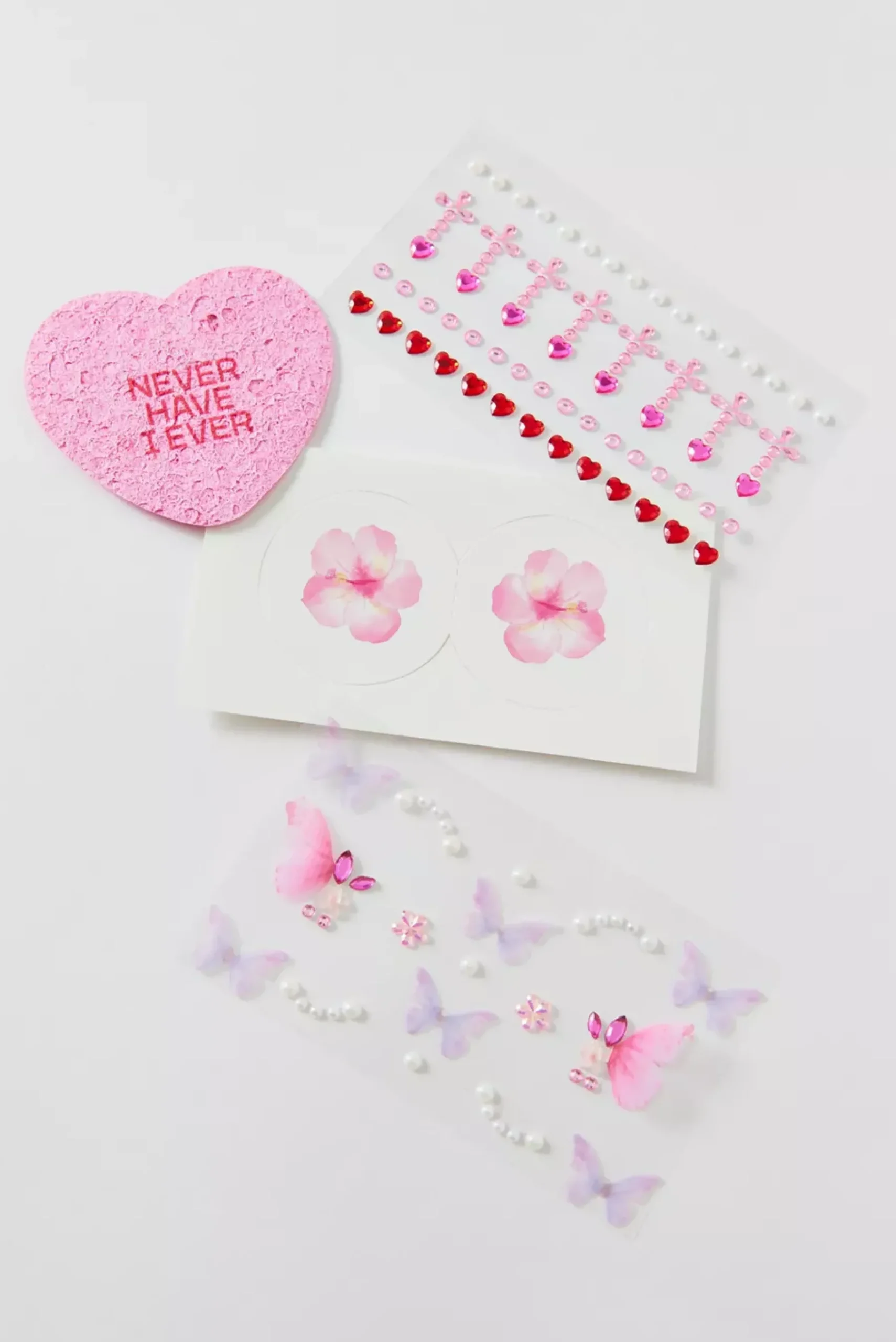 Clearance Face Adornments Crystal Bloom Face Jewels