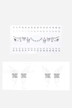 New Face Adornments Whimsical Wings Face Jewels