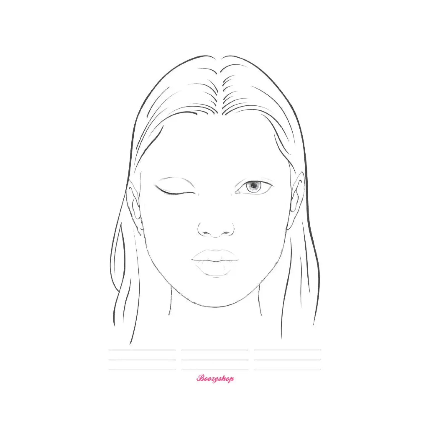Hot Facecharts Workbook 50 pcs. Clean Beauty|Facecharts