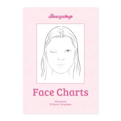 Hot Facecharts Workbook 50 pcs. Clean Beauty|Facecharts