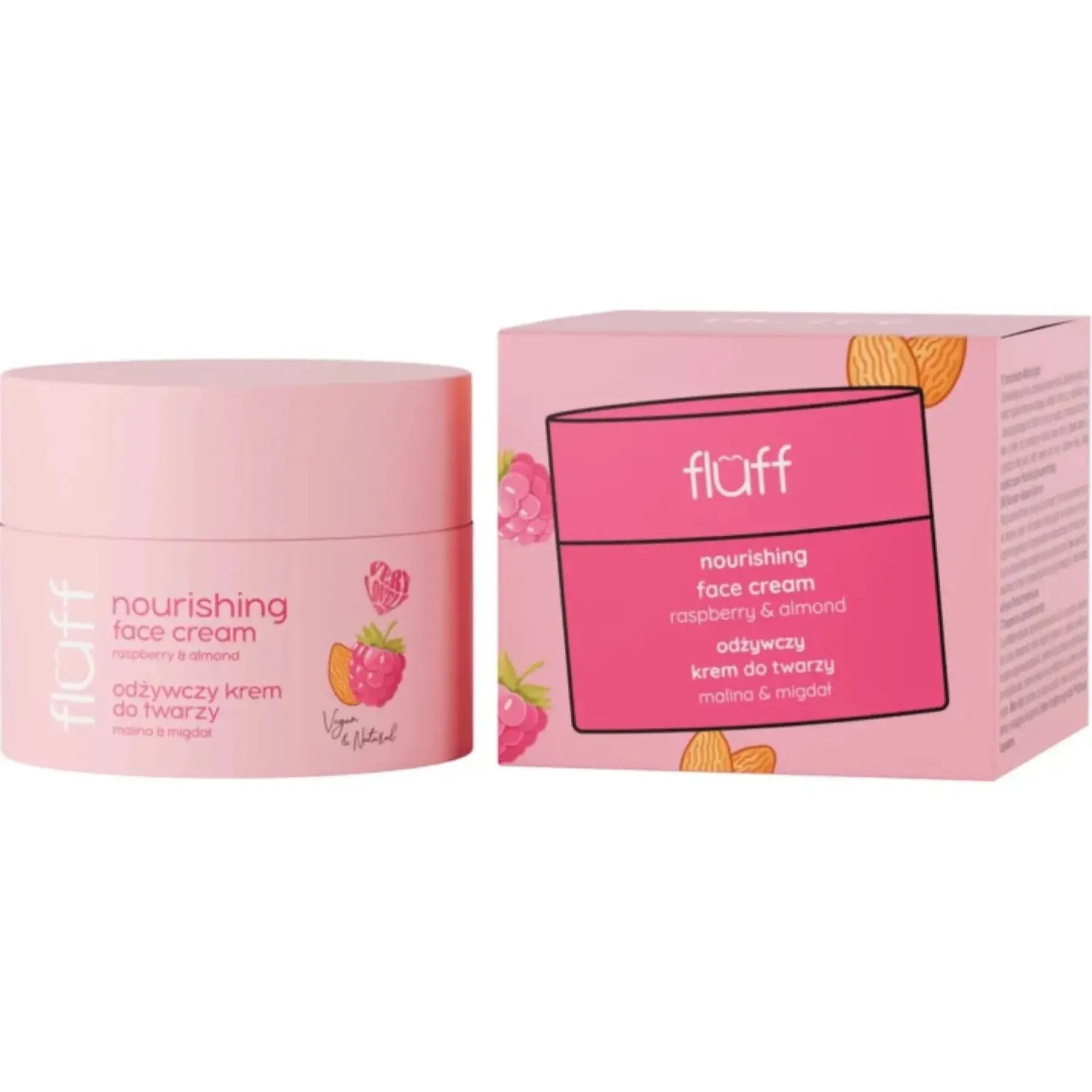 Outlet Face Cream Raspberry & Almond Vegan Pflege|Feuchtigkeitscremes