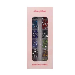 Outlet Face & Nail Jewel Kit Multicolor Veganer Nagellack|Face Jewels