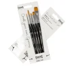 New Face Paint Brush Set Round Flat Tön Mehr|Spezialeffekte Pinsel