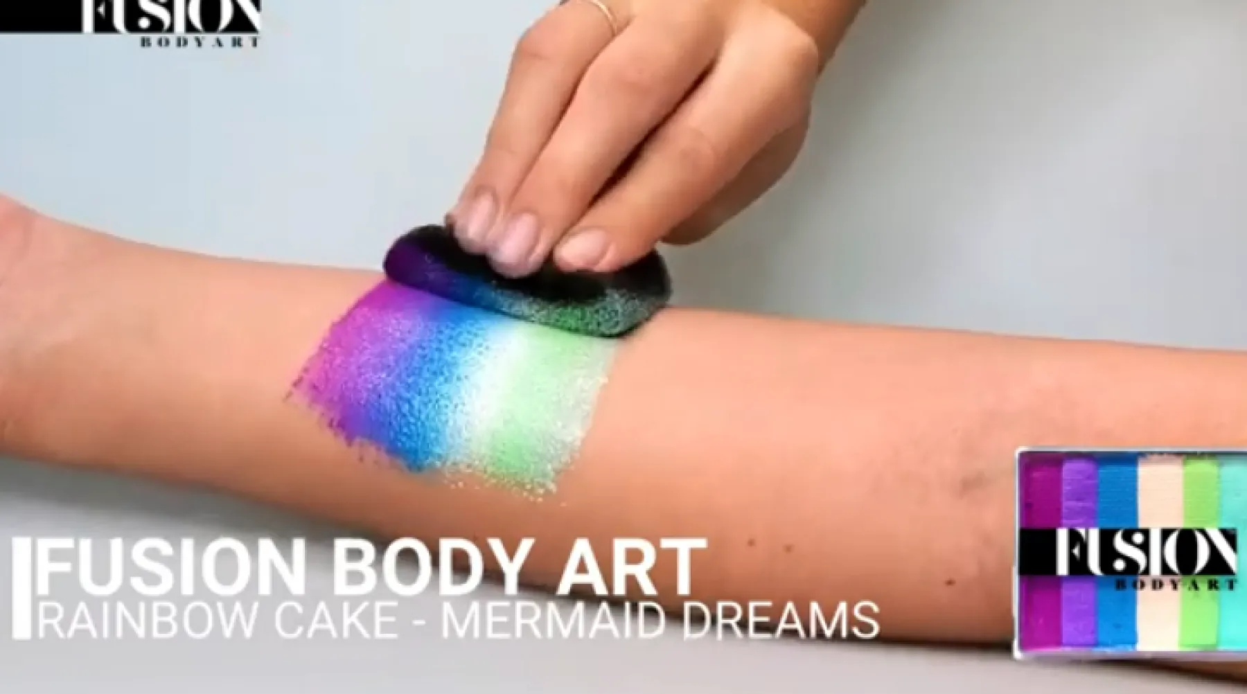 Hot Face Painting Rainbow Split Cakes Mermaid Dreams Schminke|Schminke