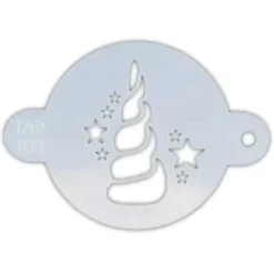 Hot Face Painting Stencil Unicorn Horn With Stars Schminke|Schminke