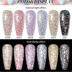 Best Fantasy Reflective Gel SZ10 Veganer Nagellack|5. Gellak