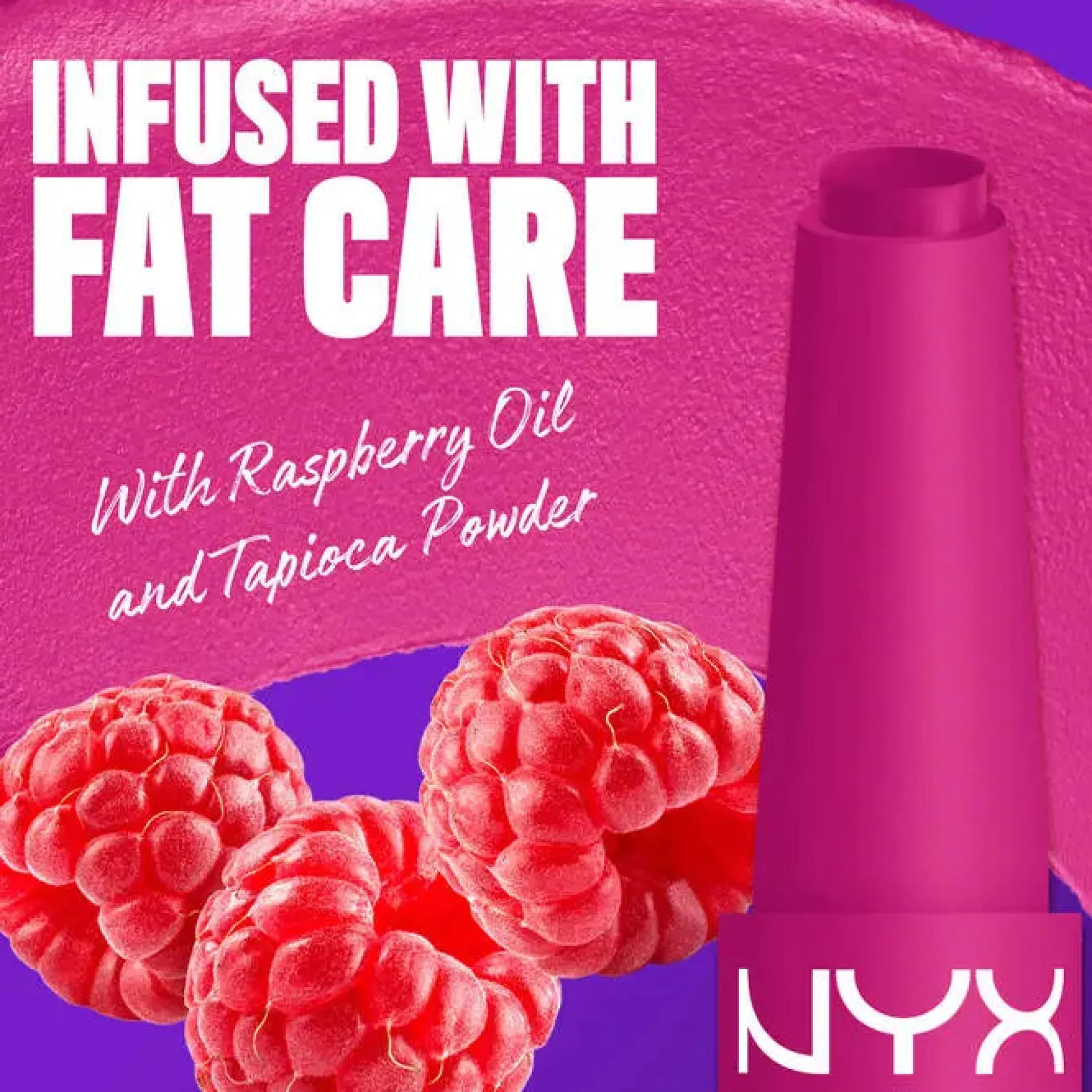 Clearance Fat Matte Smooth Color Lipstick Fluffy Fuchsia Lippenstift|Veganer Lippenstifte