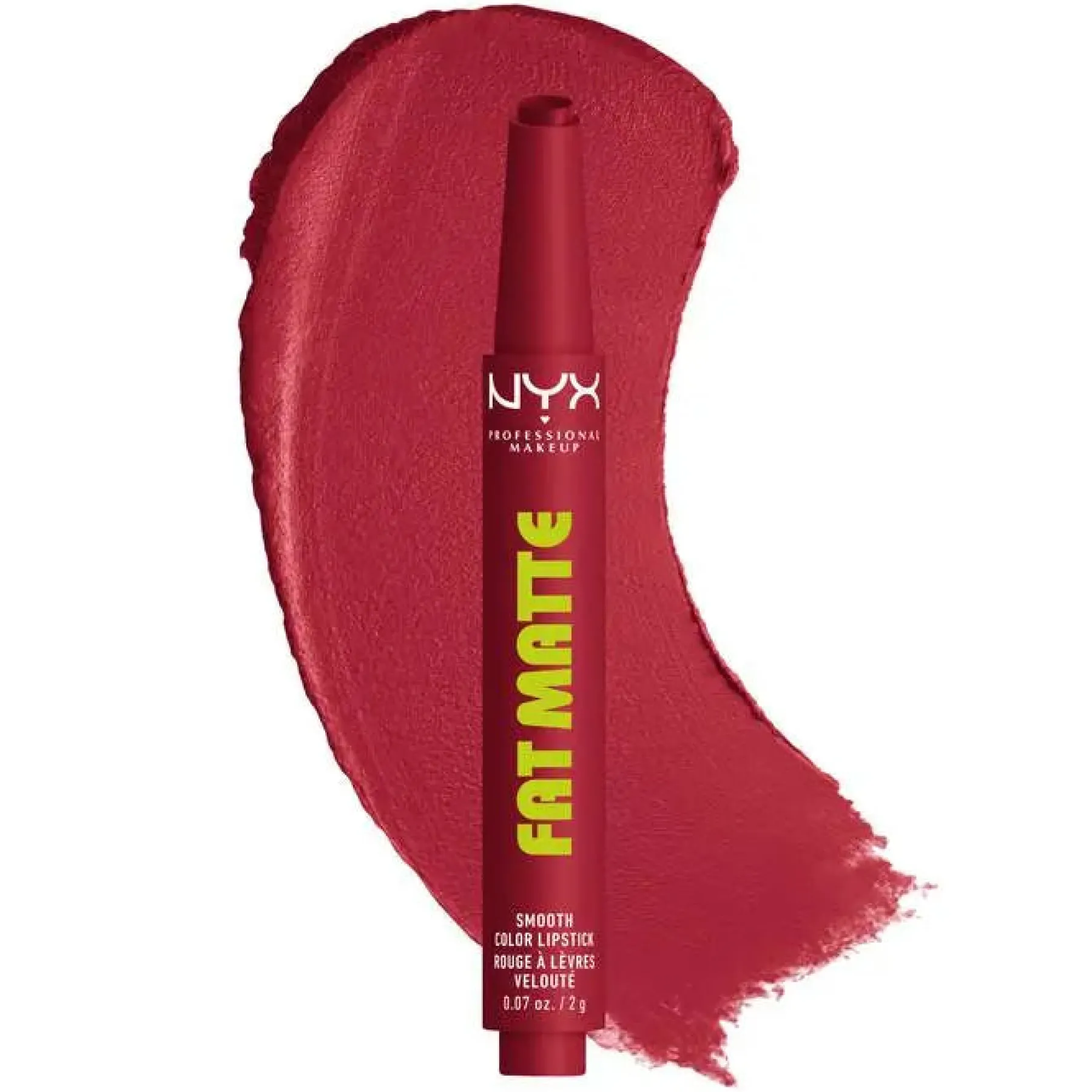 Fat Matte Smooth Color Lipstick Plushin Plum Lippenstift|Veganer Lippenstifte