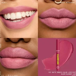 Discount Fat Matte Smooth Color Lipstick Blush Blanket Lippenstift|Veganer Lippenstifte
