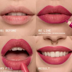 Hot Fat Matte Smooth Color Lipstick Comfy Caramel Lippenstift|Veganer Lippenstifte