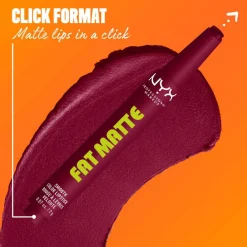 Hot Fat Matte Smooth Color Lipstick Berry Smooth Lippenstift|Veganer Lippenstifte