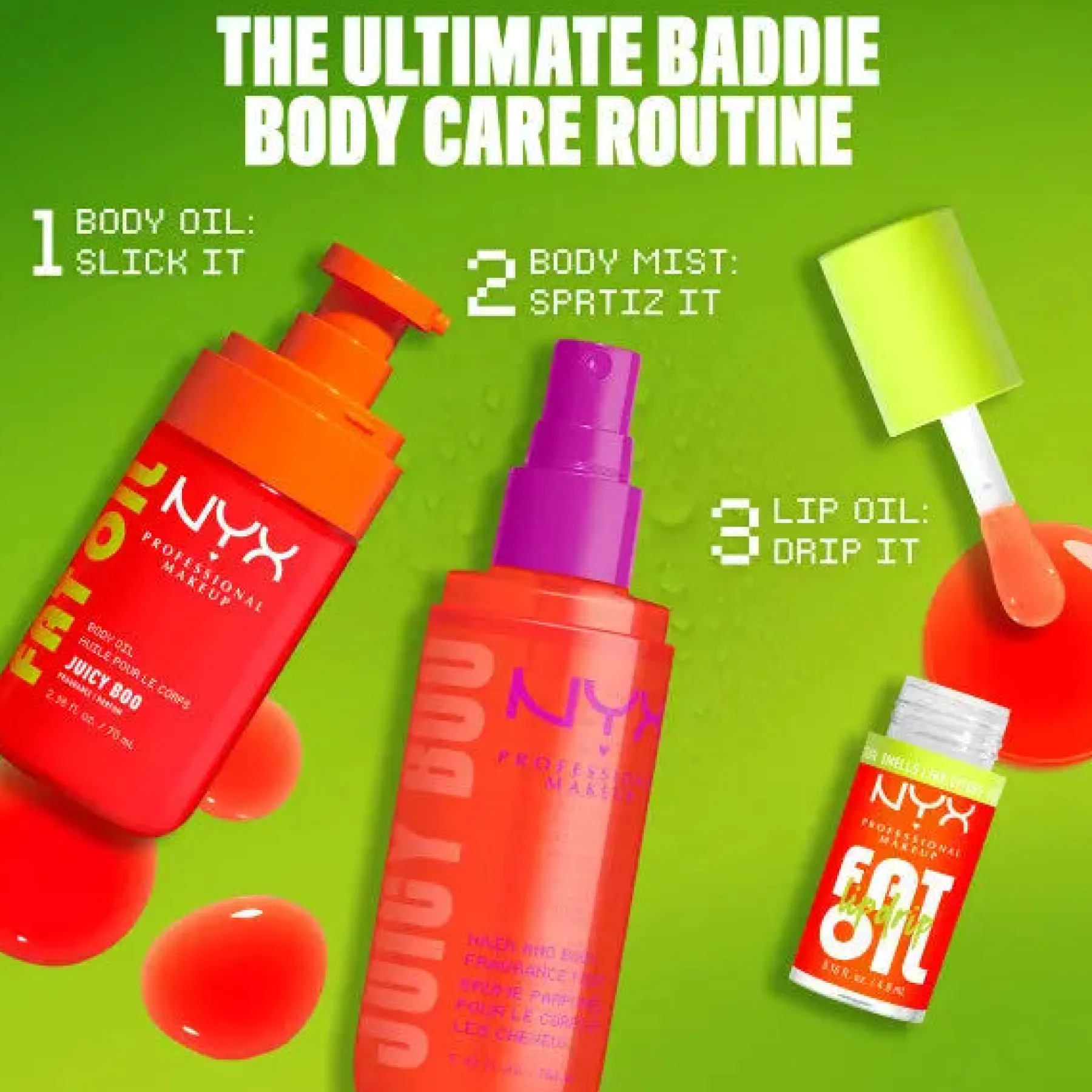 Clearance Fat Oil Juicy Boo Body Oil Everything Shower|Körperöl