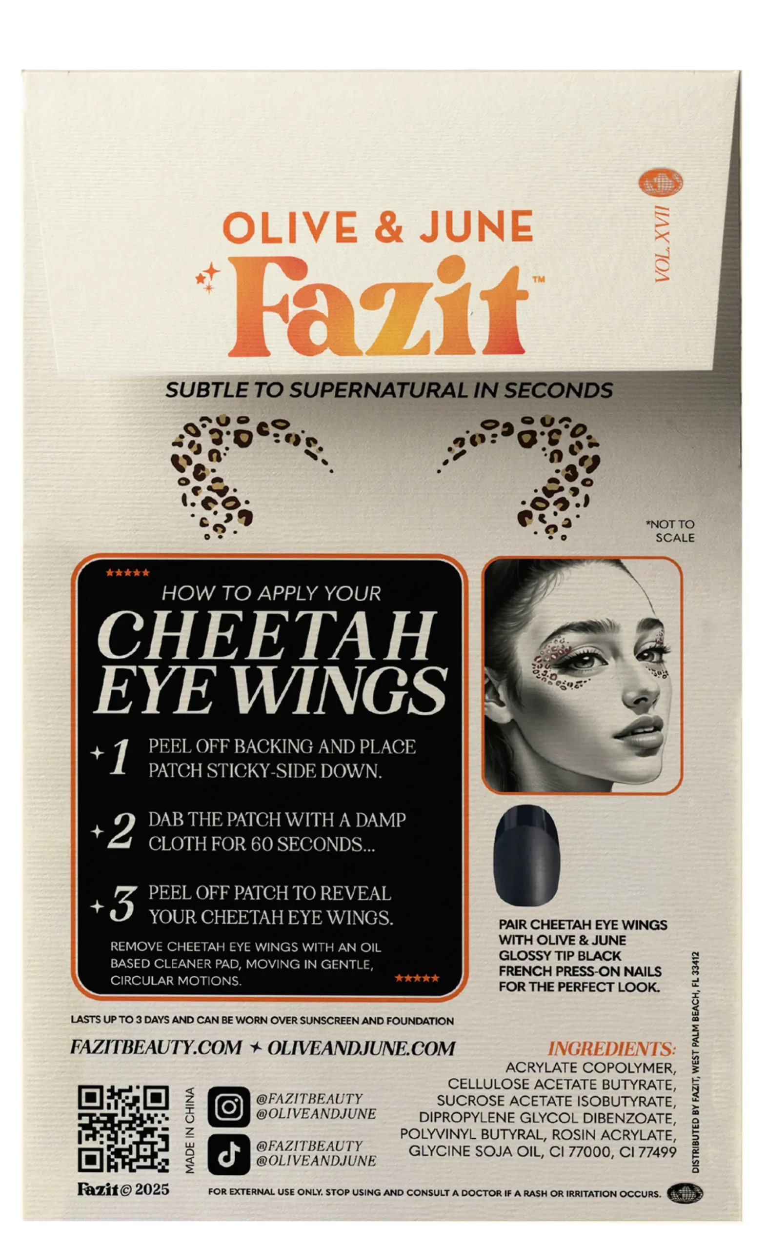 Best Cheetah Eye Wings Face Jewels