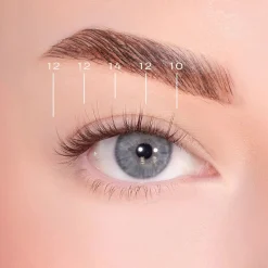 Clearance Feathered Dark Brown Pre-Glued Lashes Künstliche Wimpern