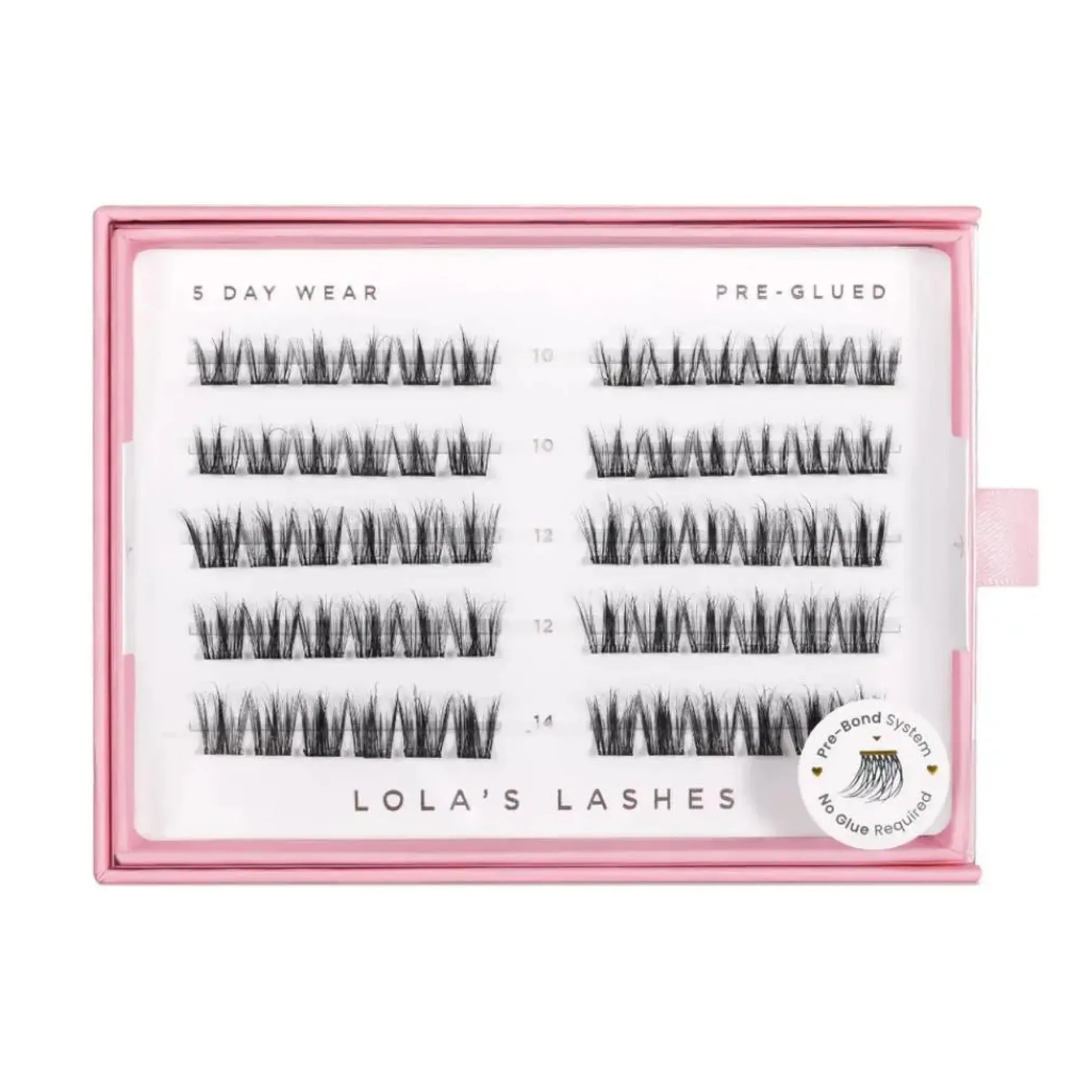 Feathered Pre Glued Lashes Künstliche Wimpern