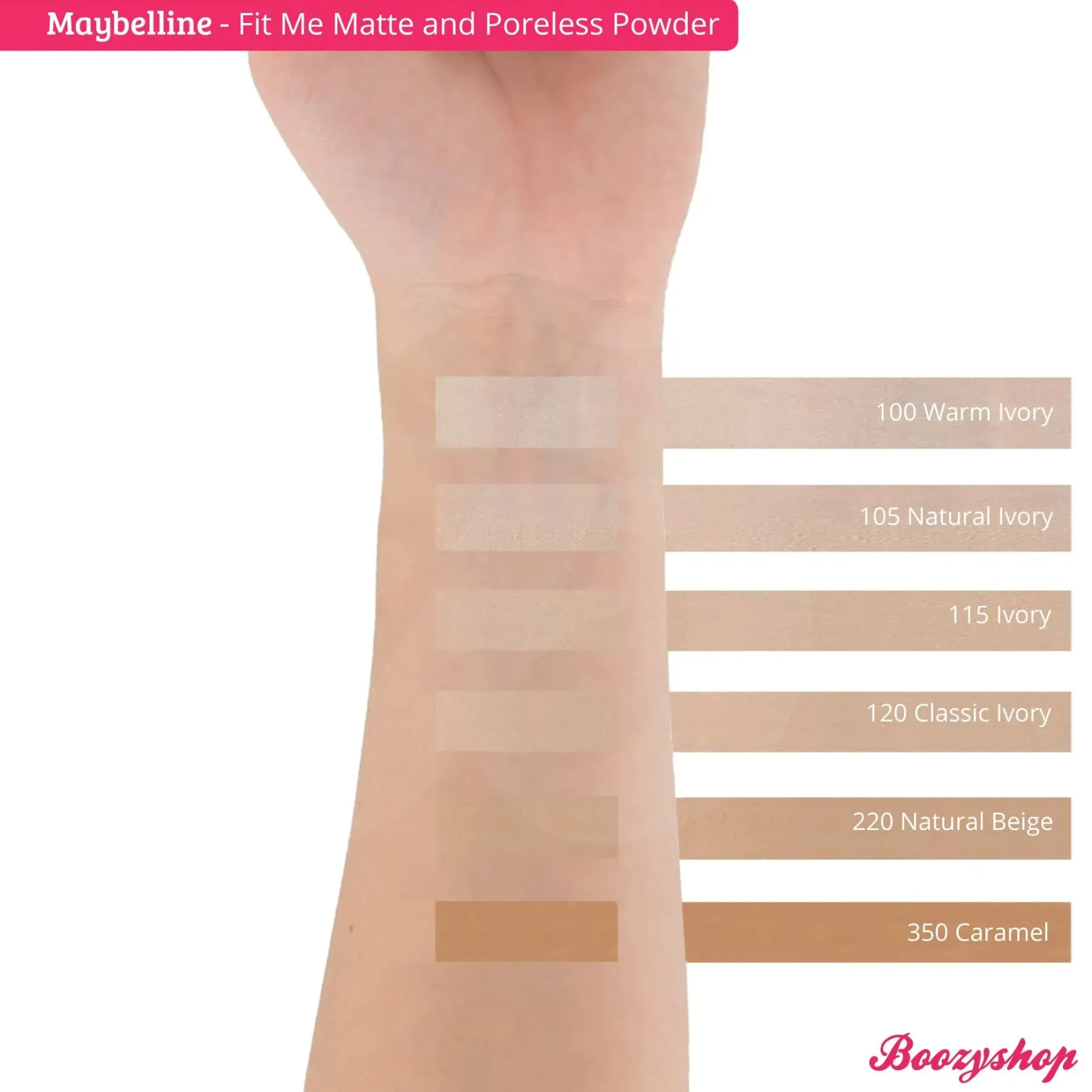 Hot Fit Me Matte and Poreless Powder Make-Up Puder