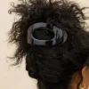 New Flat Cloud Clip Black Large Haarspangen & -Clips