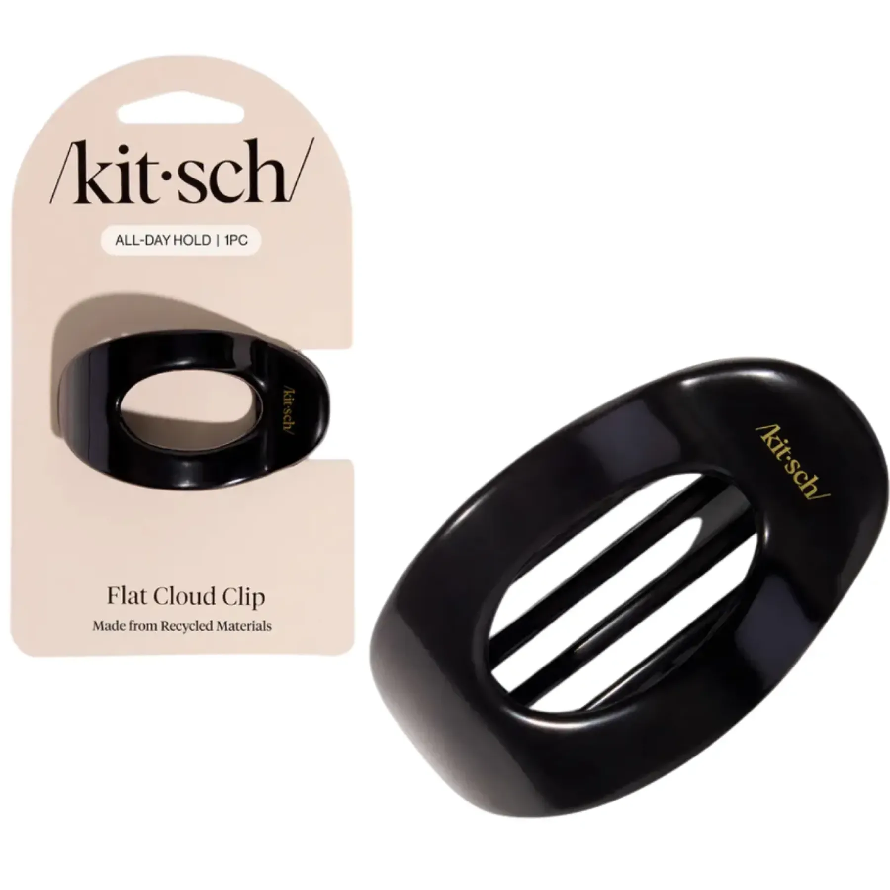 Hot Flat Cloud Clip Black Small Haarspangen & -Clips