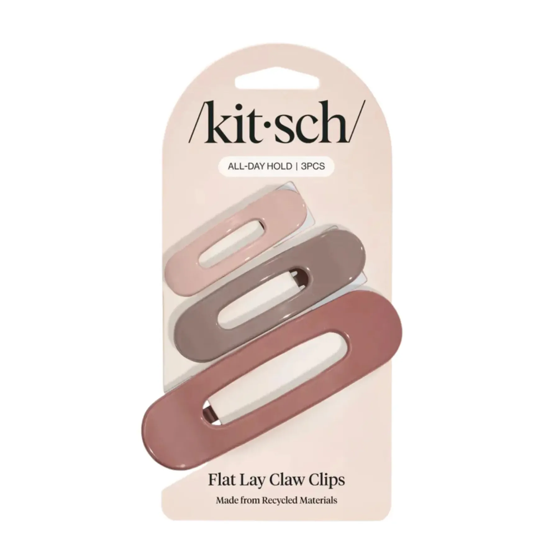 Outlet Flat Lay Claw Clip 3pc Terracotta Haarpflege-Routinen & Sets|Haarspangen & -Clips