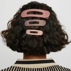 Outlet Flat Lay Claw Clip 3pc Terracotta Haarpflege-Routinen & Sets|Haarspangen & -Clips
