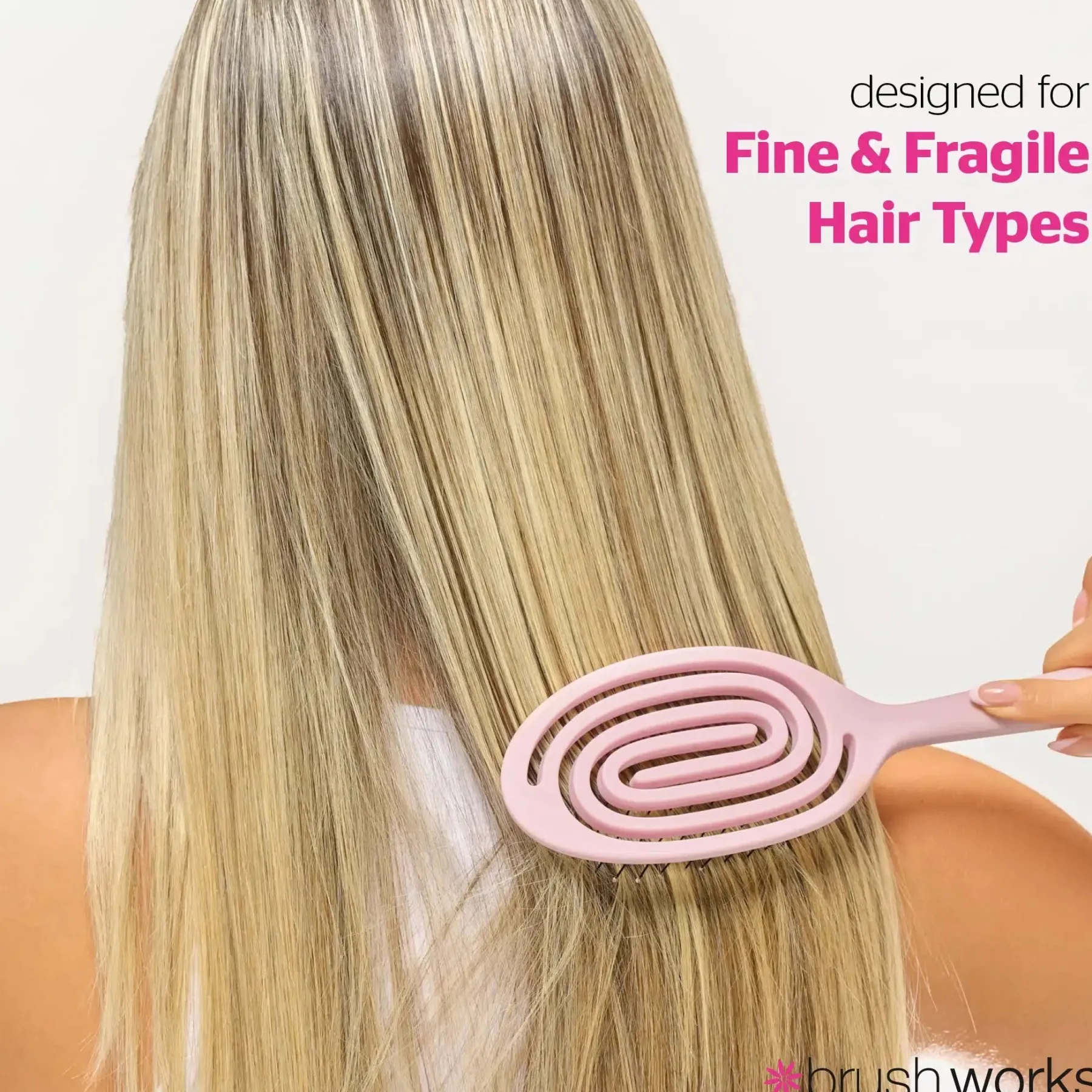 Outlet Flexi Oval Detangling Hair Brush Scalp Care|11 Schritte Haarpflege Routine