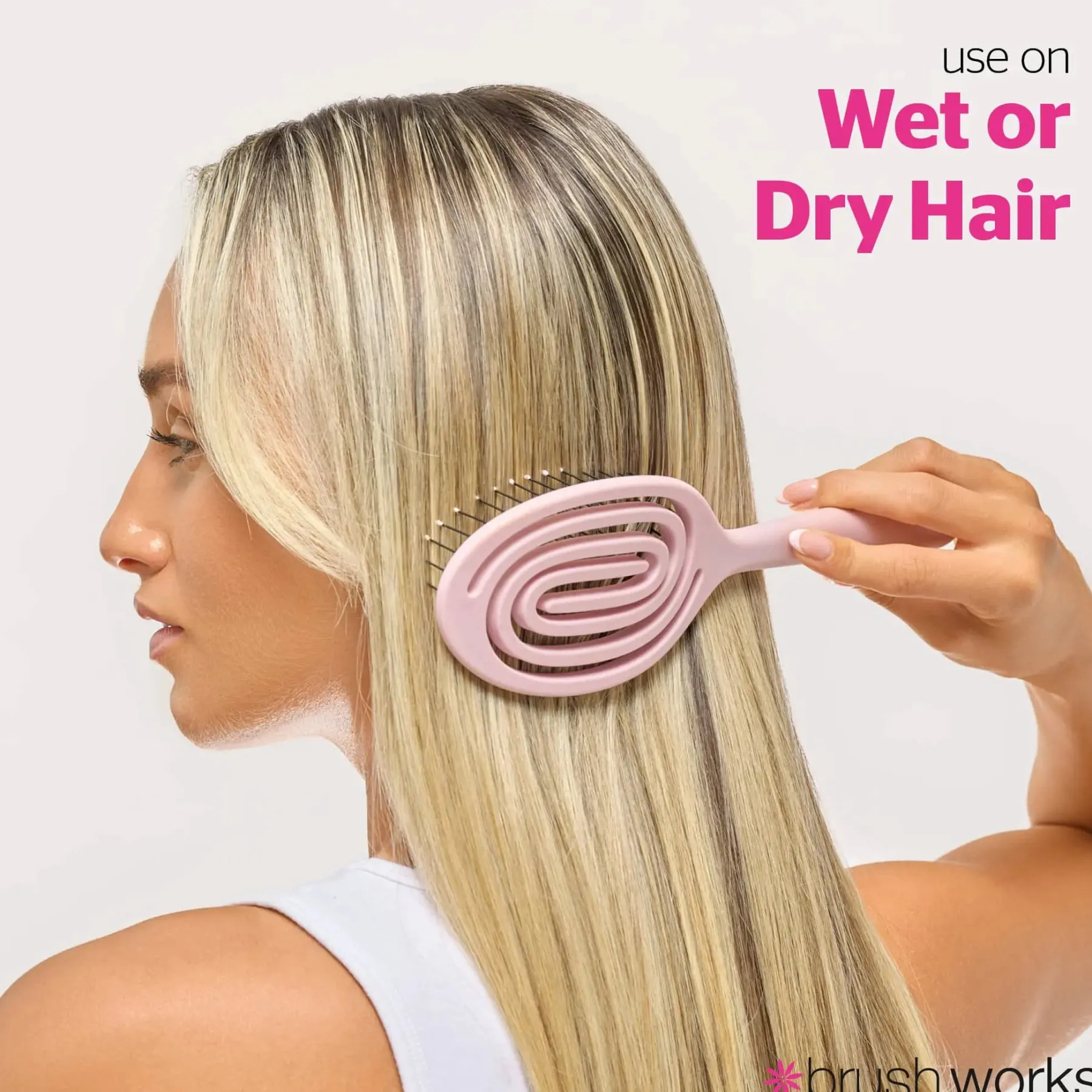 Outlet Flexi Oval Detangling Hair Brush Scalp Care|11 Schritte Haarpflege Routine