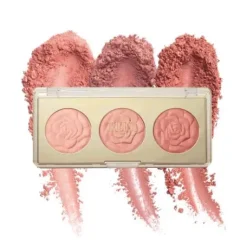 New Floral Fantasy Rose Blush Trio Palette Rouge