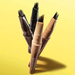 Discount Fluffer Brow Brush Natural Brow Pen Dark Brown Vegane Augenbrauen Produkten|Augenbrauen