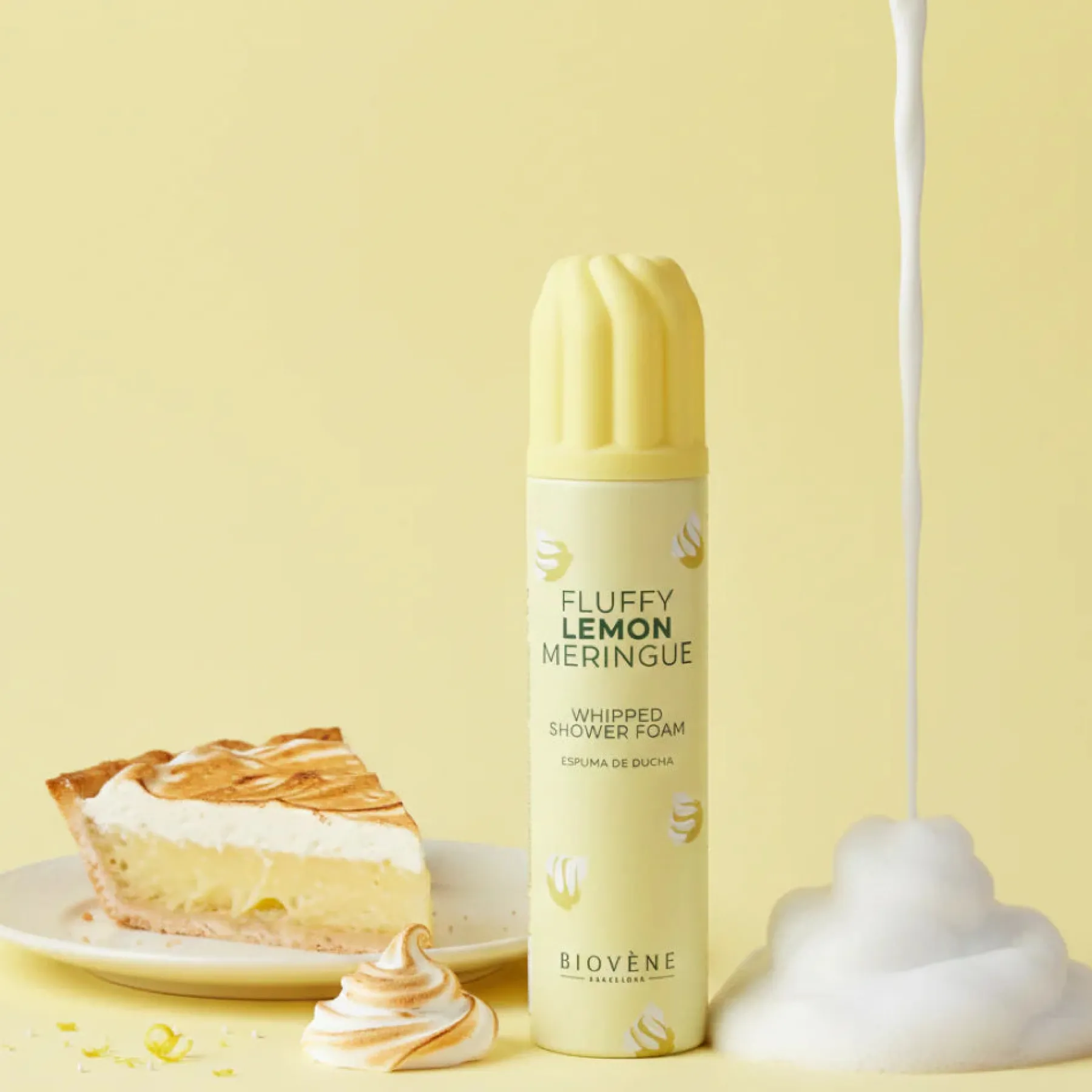 Online Fluffy Lemon Meringue Whipped Shower Foam Vegan Pflege|Scent Layering Vanilla