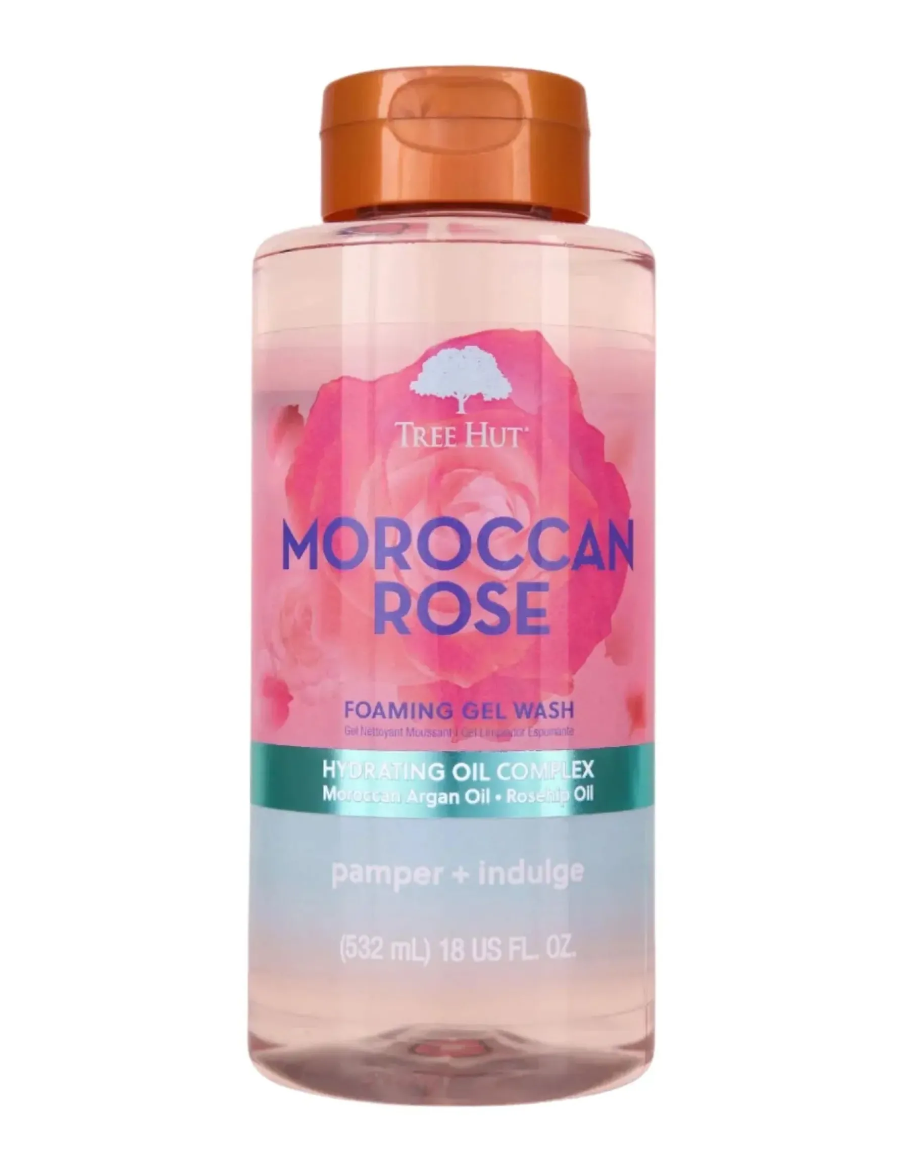Hot Foaming Gel Wash Moroccan Rose Vegan Pflege|Duschgel