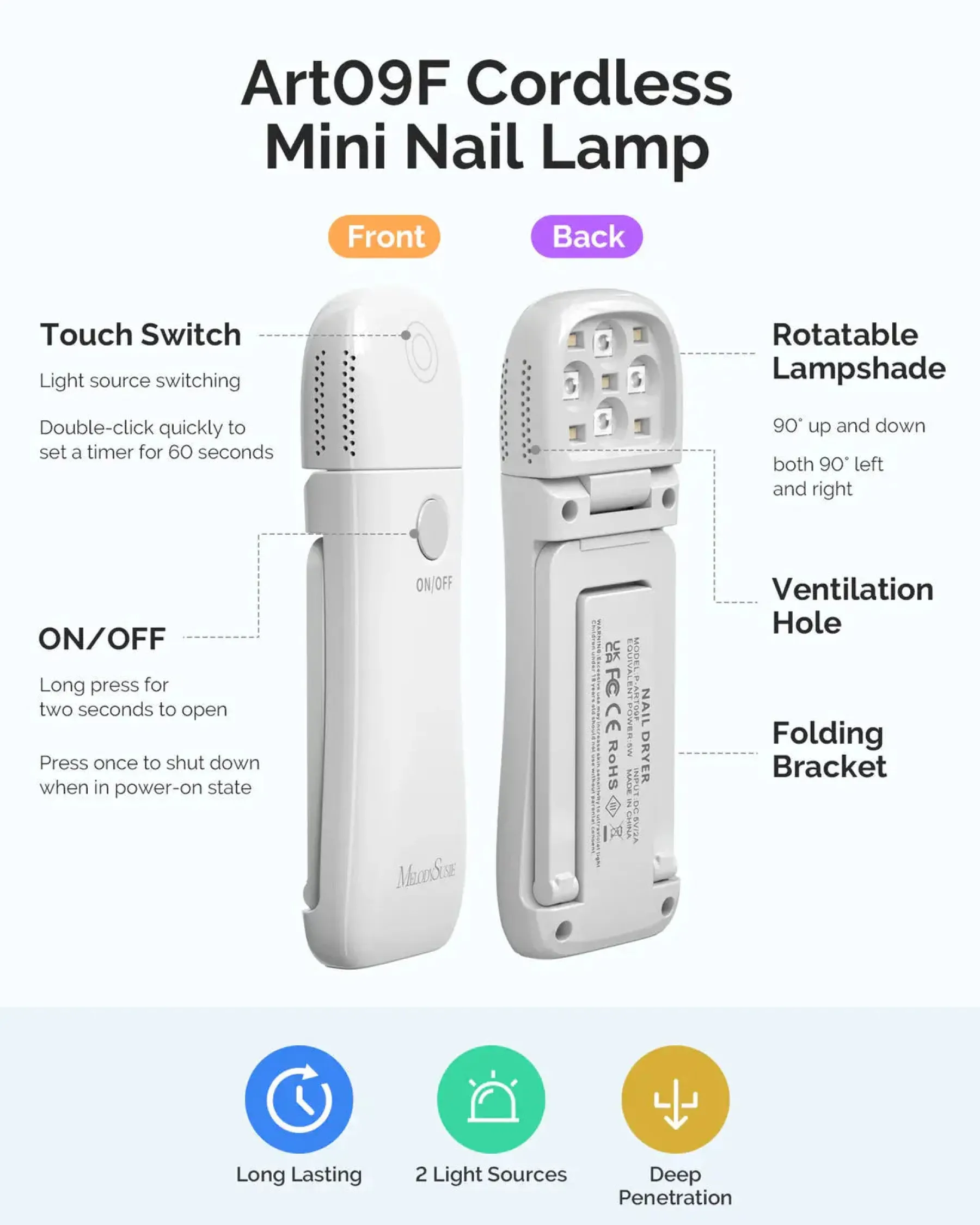 Sale Foldable & Standable 2-in-1 Design LED/UV Nail Lamp 5. Uv/Led Lampen|Uv Led Lampe