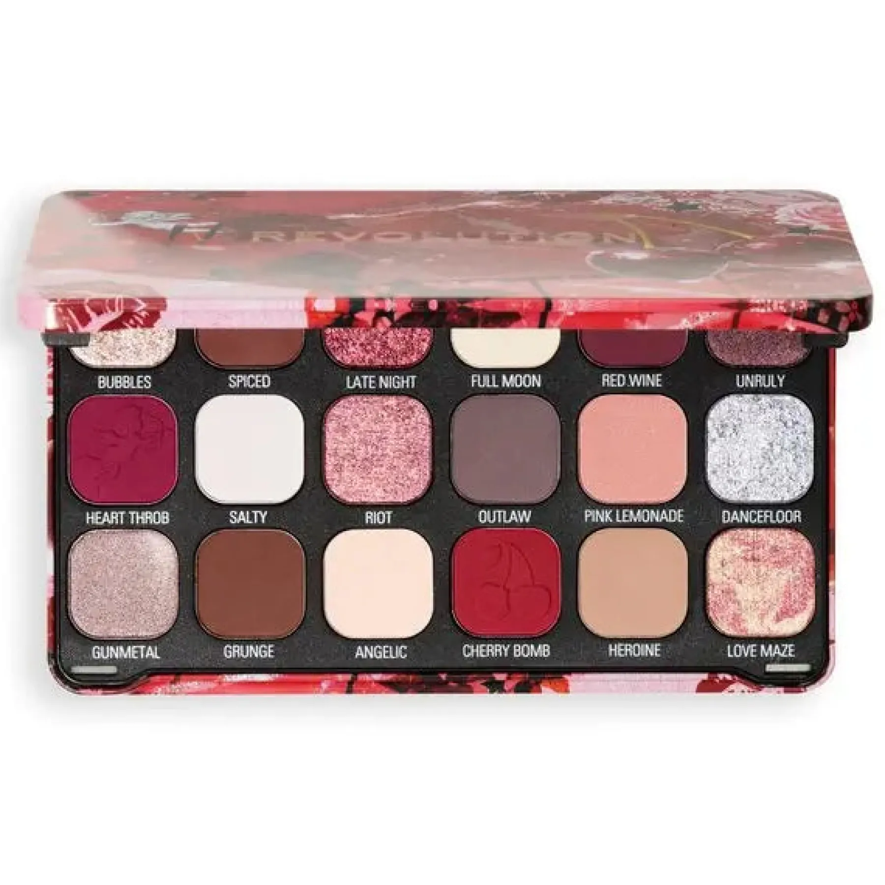Outlet Forever Flawless Palette Cherry Rebel Red Lidschatten|Vegane Lidschatten