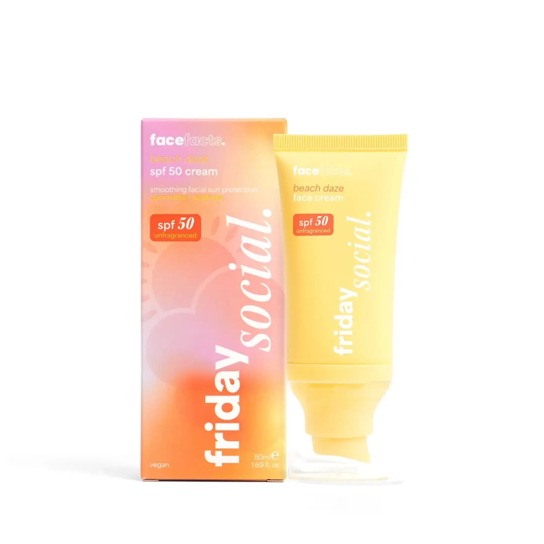 Outlet Friday Social SPF50 Cream Vegan Pflege|Vegan Tanning