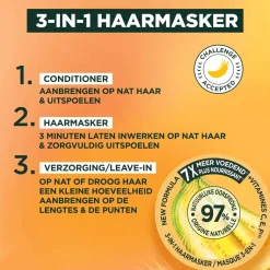 Hot Fructis Hair Food Banana 3-in-1 Hair Mask Hair Growth|11 Schritte Haarpflege Routine