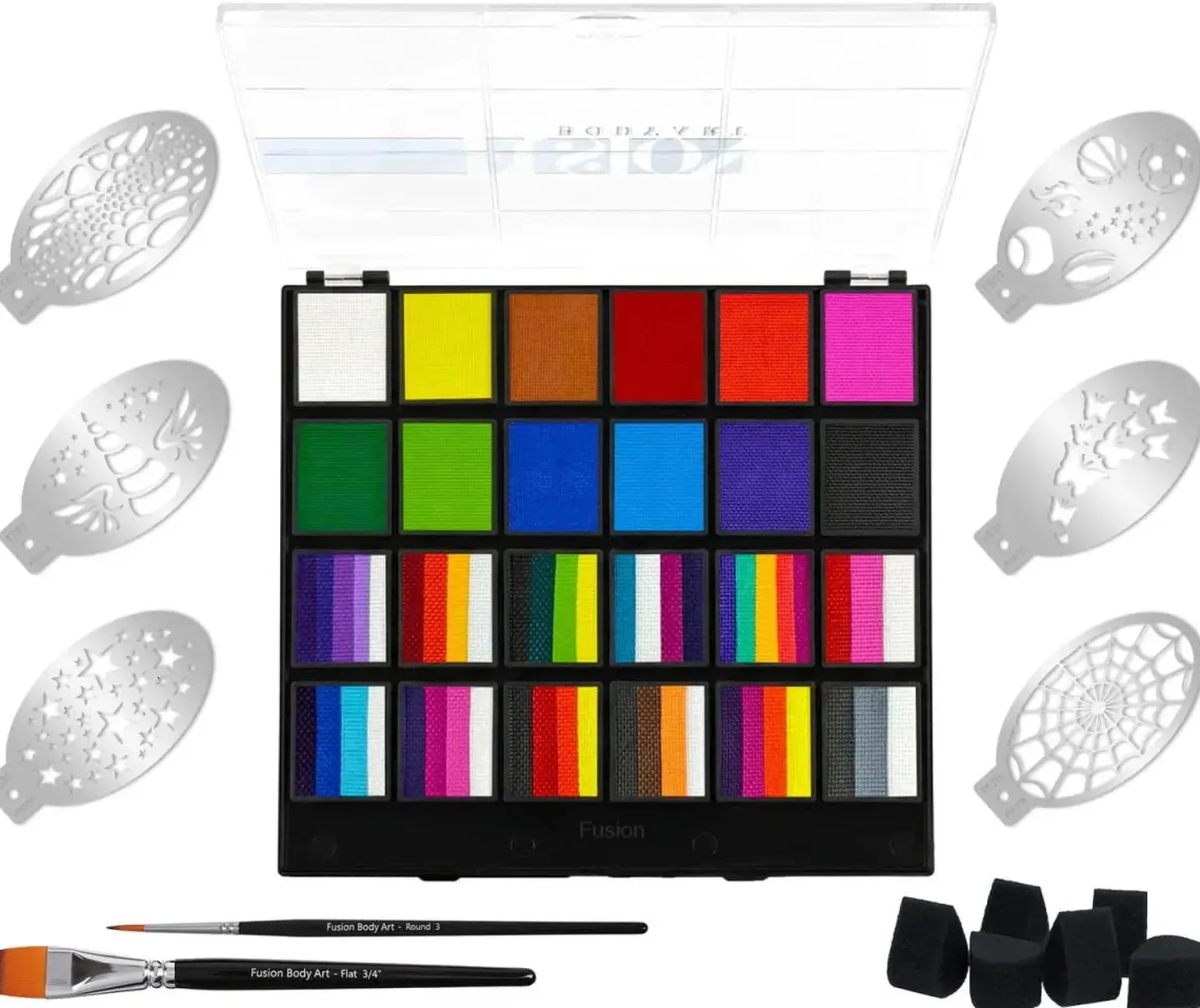 Online Fusion Pro Face Paint Kit Makeup Sets|Schminke