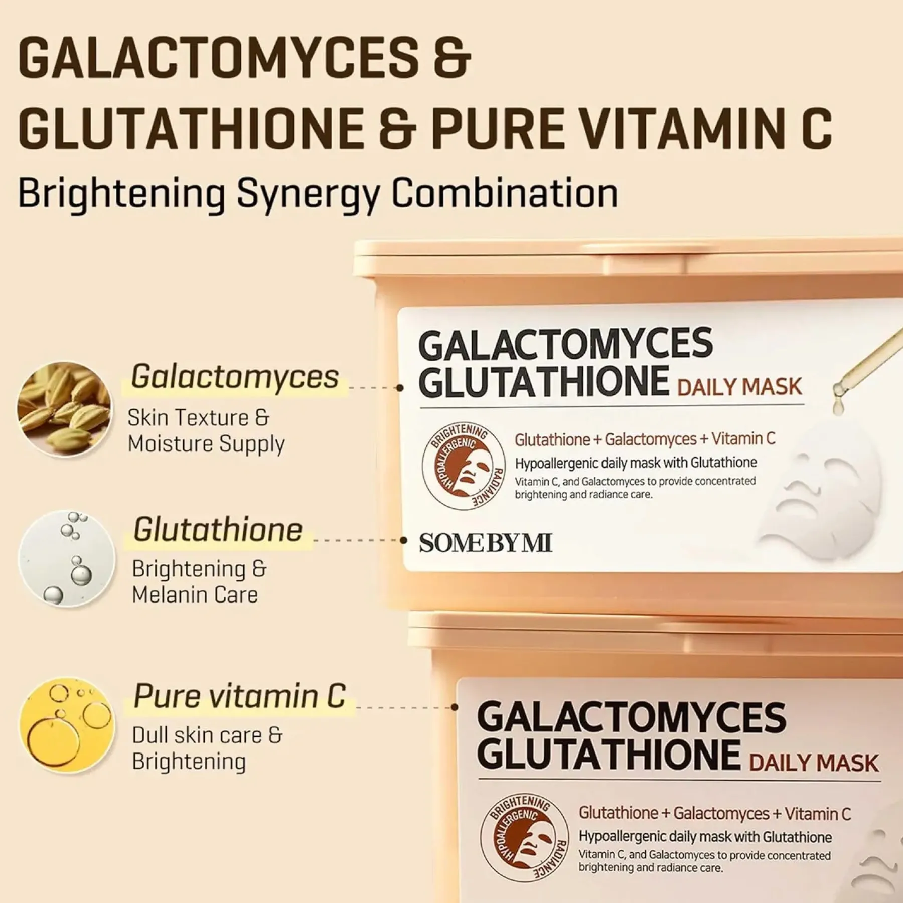 Discount Galactomyces Glutathione Daily Mask Clean Beauty|Hauptzutat