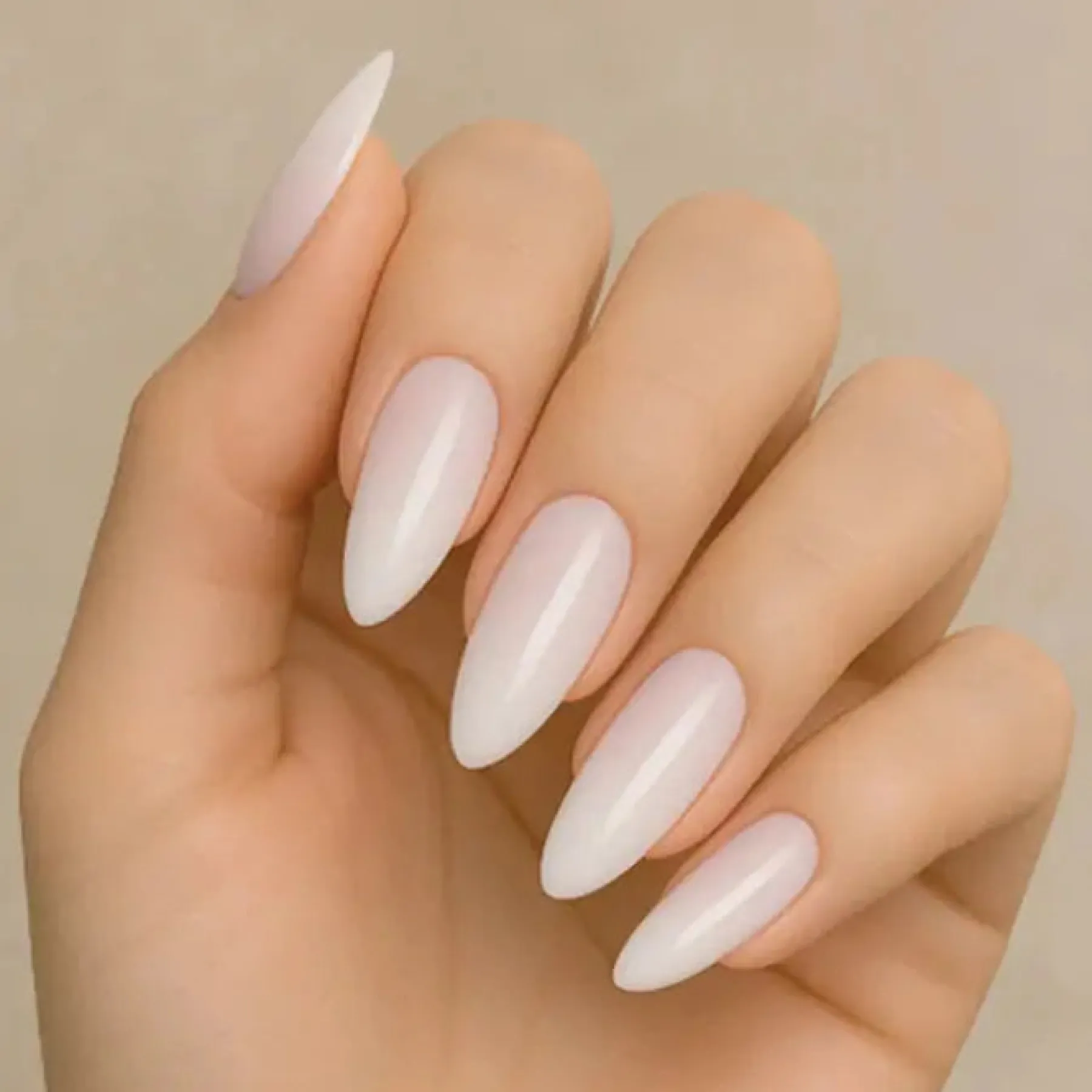 Hot Gel Builder Milky White Veganer Nagellack|Hema-Frei