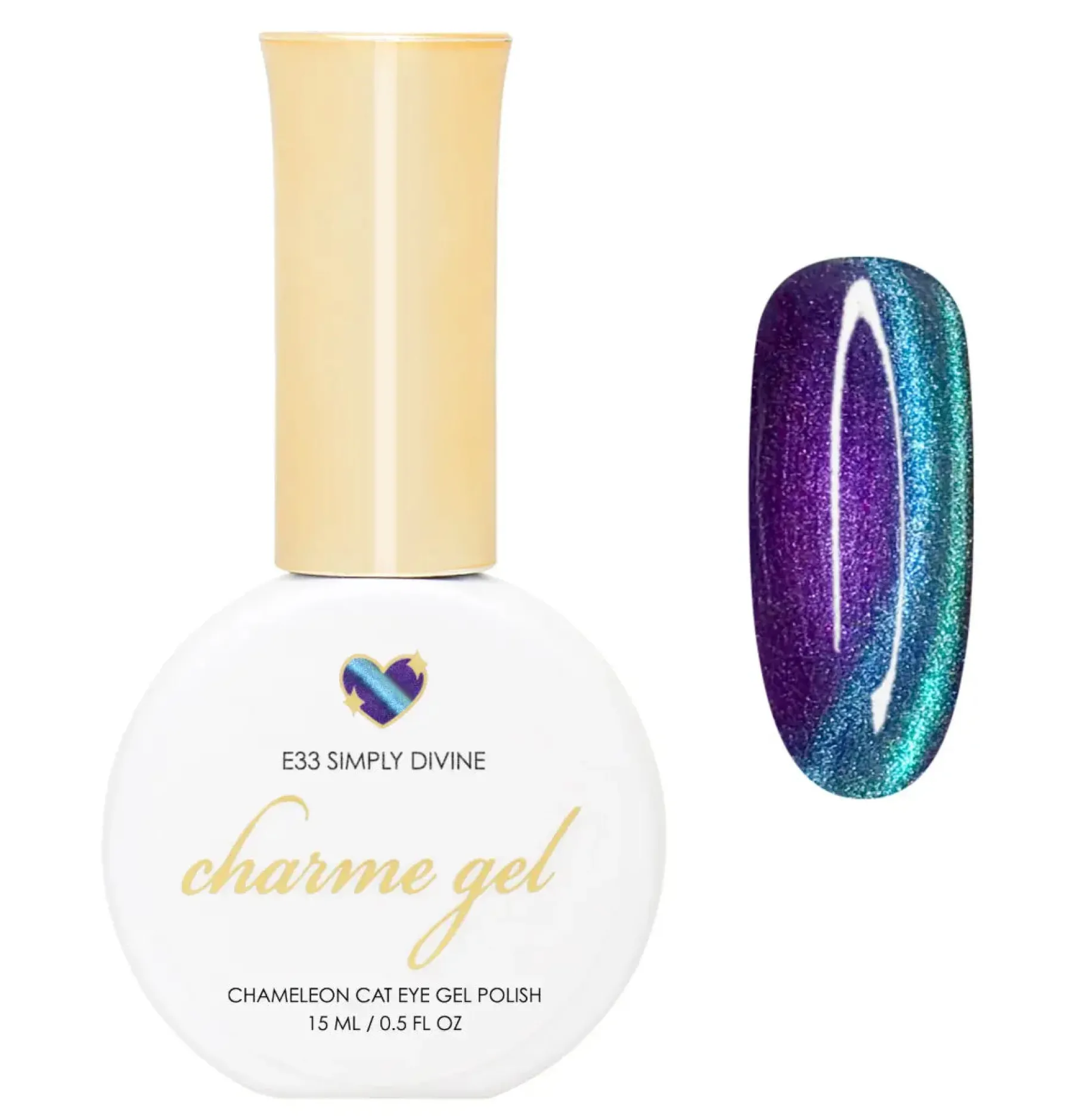 Outlet Gel Cat Eye E33 Simply Divine Cat Eye Gellack|5. Gellak