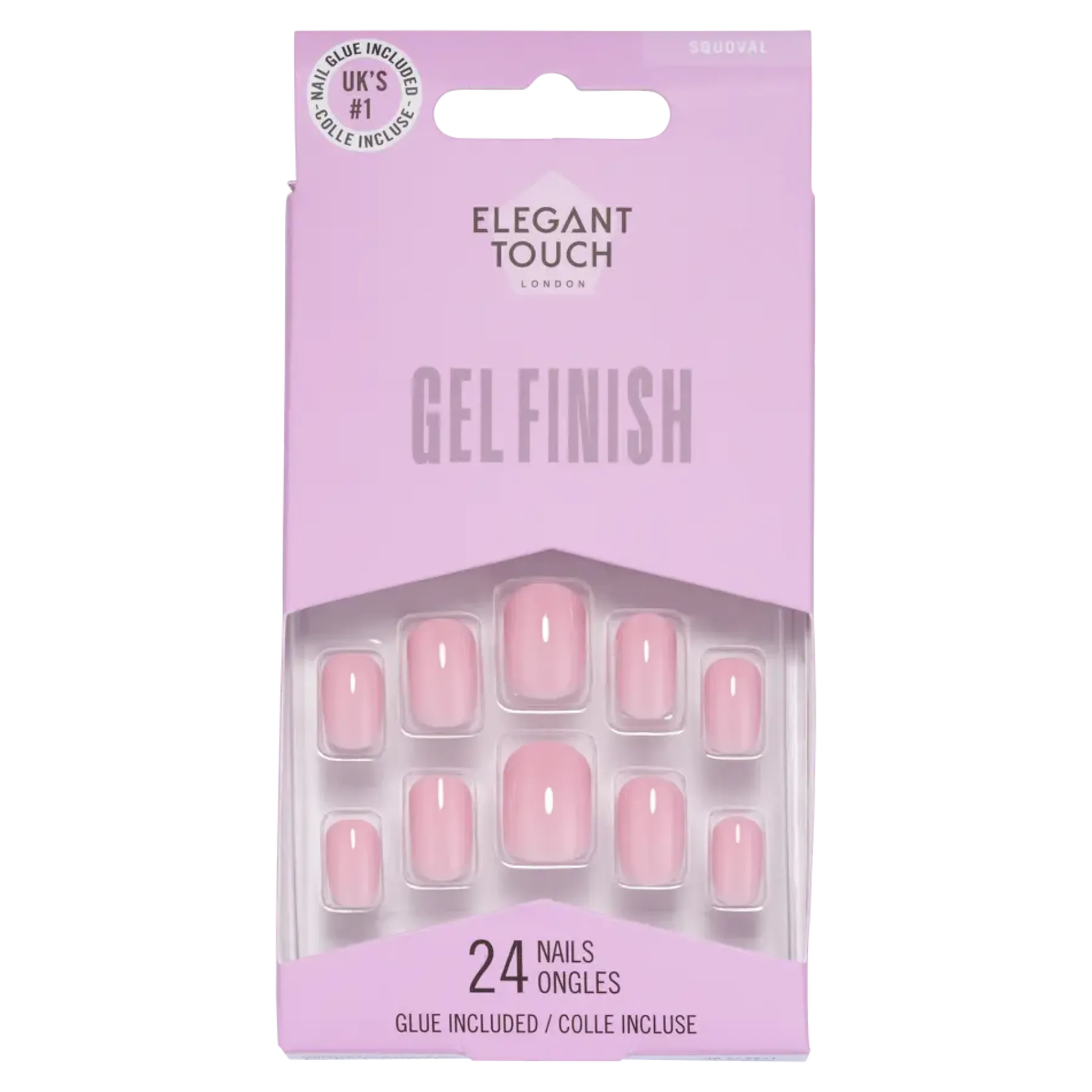 Sale Gel Finish Perfect Pink Nails Künstliche Nägel