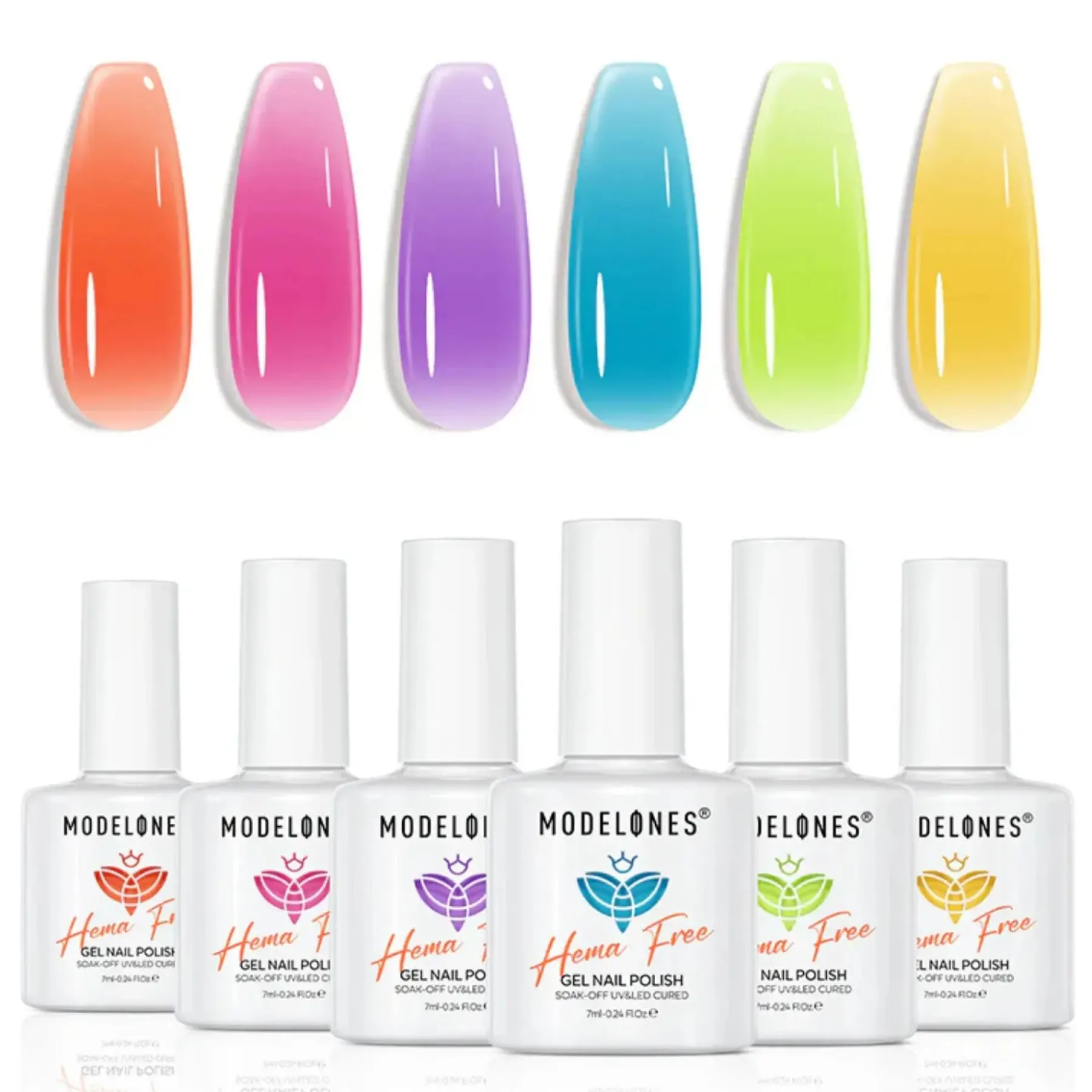 Sale Gel Nail Polish Set Blush Horizon Veganer Nagellack|Hema-Frei