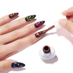 Gel Nail Polish Set Gloaming Coral Veganer Nagellack|Cat Eye Gellack