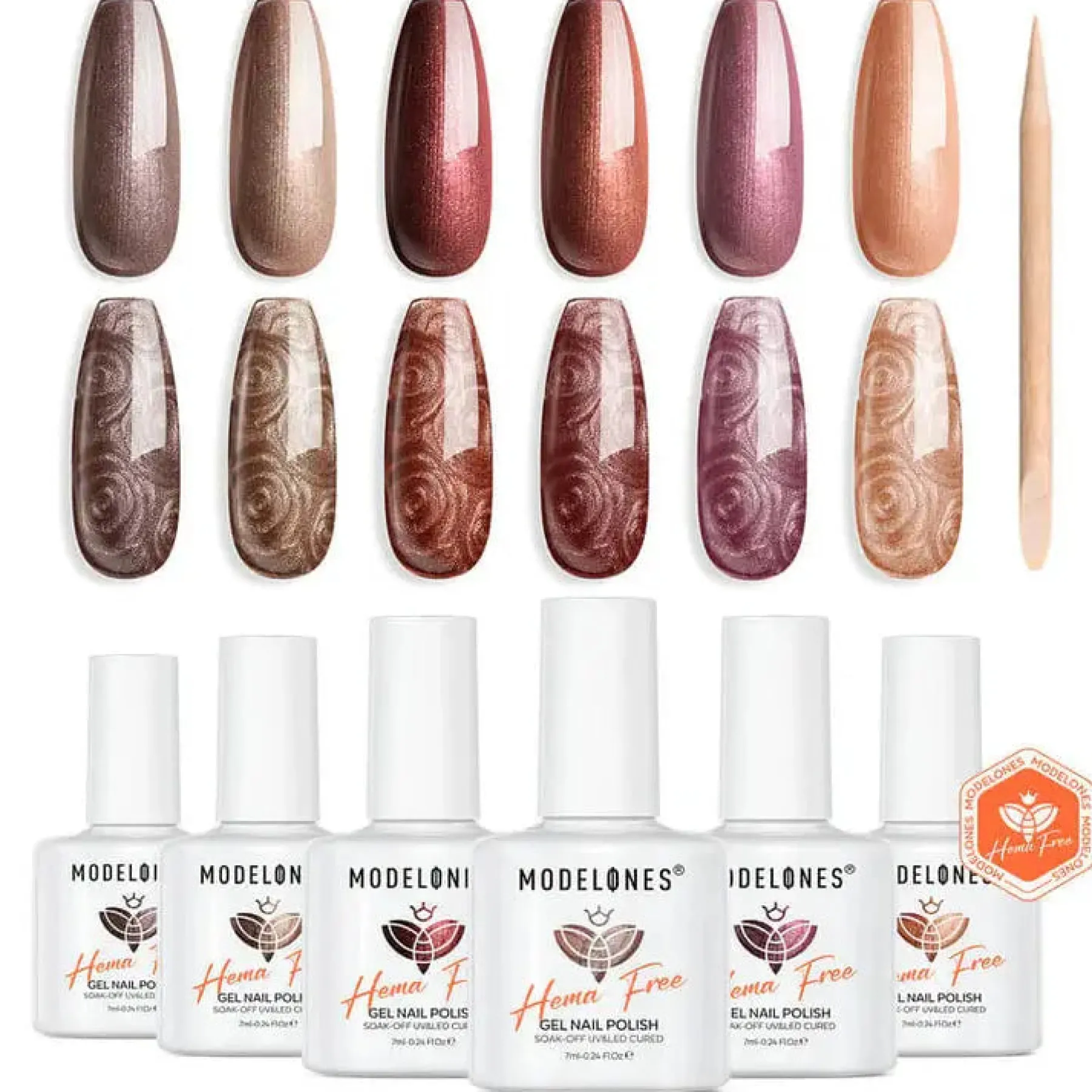 Best Gel Nail Polish Set Psychedelic Pearl Veganer Nagellack|Hema-Frei