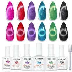Discount Gel Nail Polish Set Salt Starfall Veganer Nagellack|Cat Eye Gellack