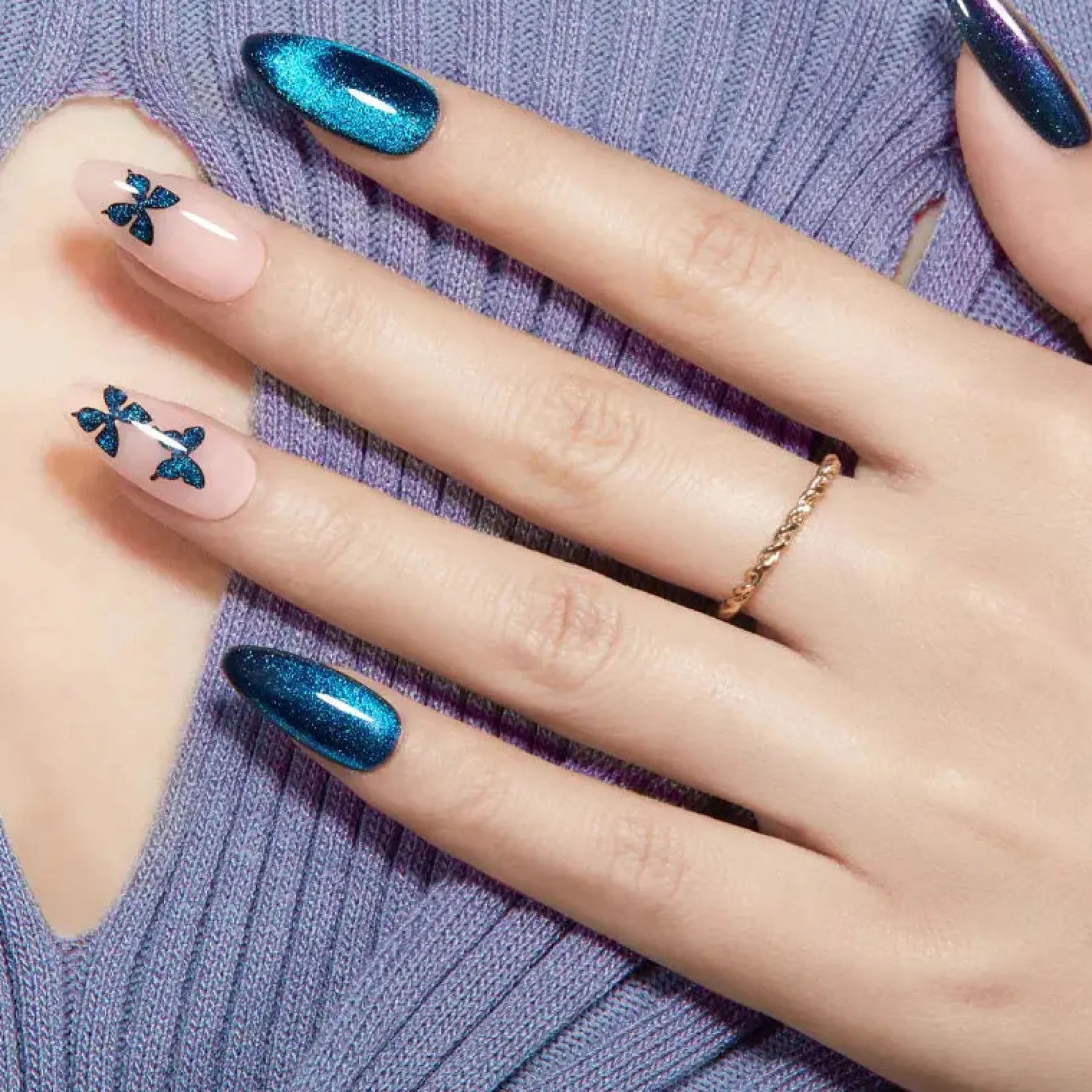 Discount Gel Nail Polish Set Salt Starfall Veganer Nagellack|Cat Eye Gellack